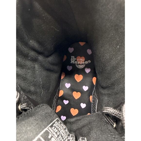 Dr Martens Womens Size 8 Sinclair Heart Platform Boots Zipper Laces Brand New - Picture 6 of 11